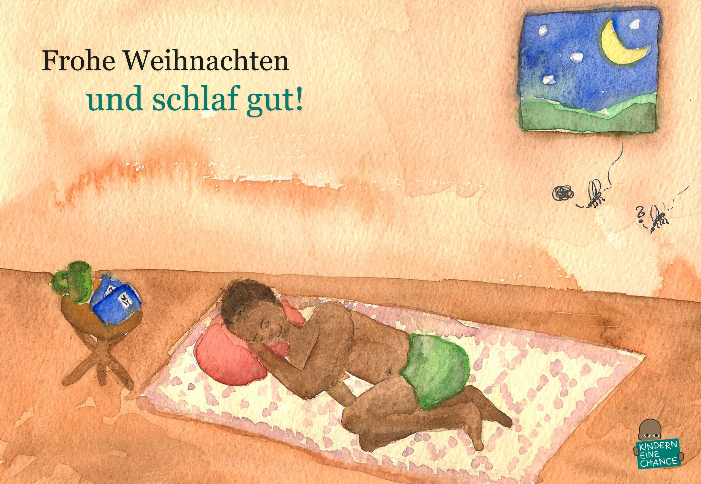 Instead of a gift: "Schlaf gut" cards 