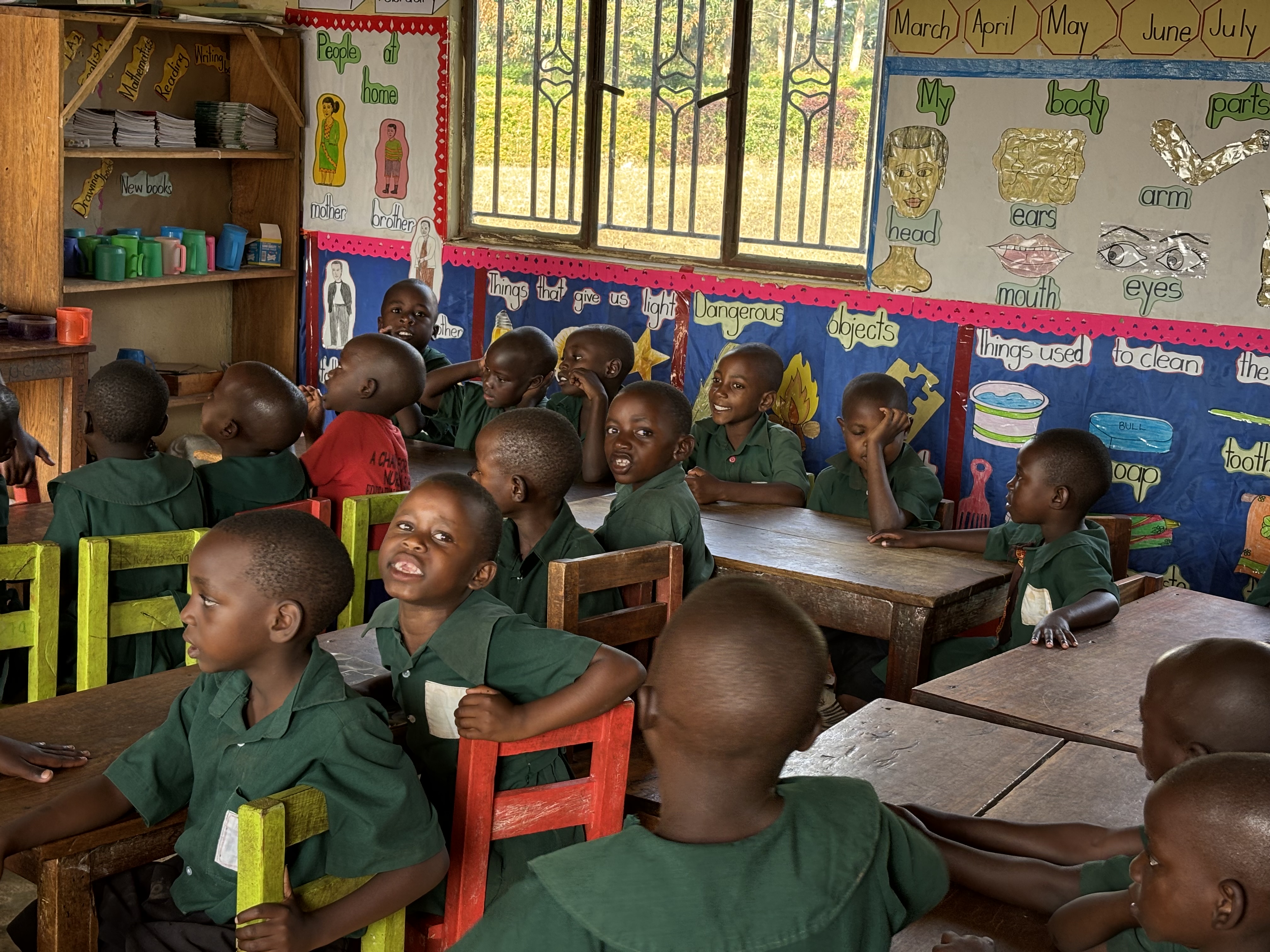 Beate und Werner als Volunteers in Nateete
